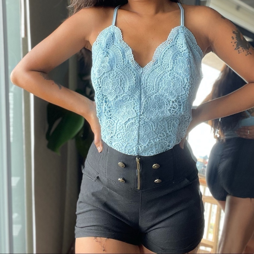 BIN#23 - Blue Bodysuit size Small